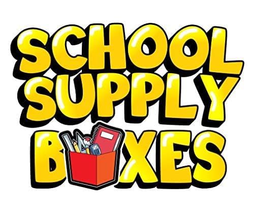 School Supply Boxes | Teacher Bundle (1 Box) | Back to School Essentials Kit Designed for Teachers | Includes Pencils, Red Pens, Dry Erase Markers, Sticky Notes, Paper Clips & More