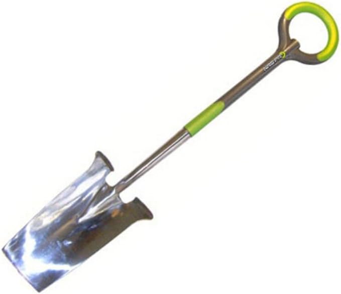 Radius Garden 201 PRO Ergonomic Stainless Steel Spade, Original Green, One Size