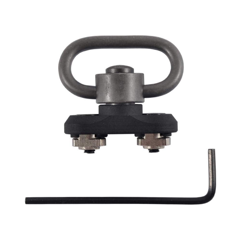 JIALITTE Mount Standard 1.25'' QD Swivel with Base for Mlok Rail System