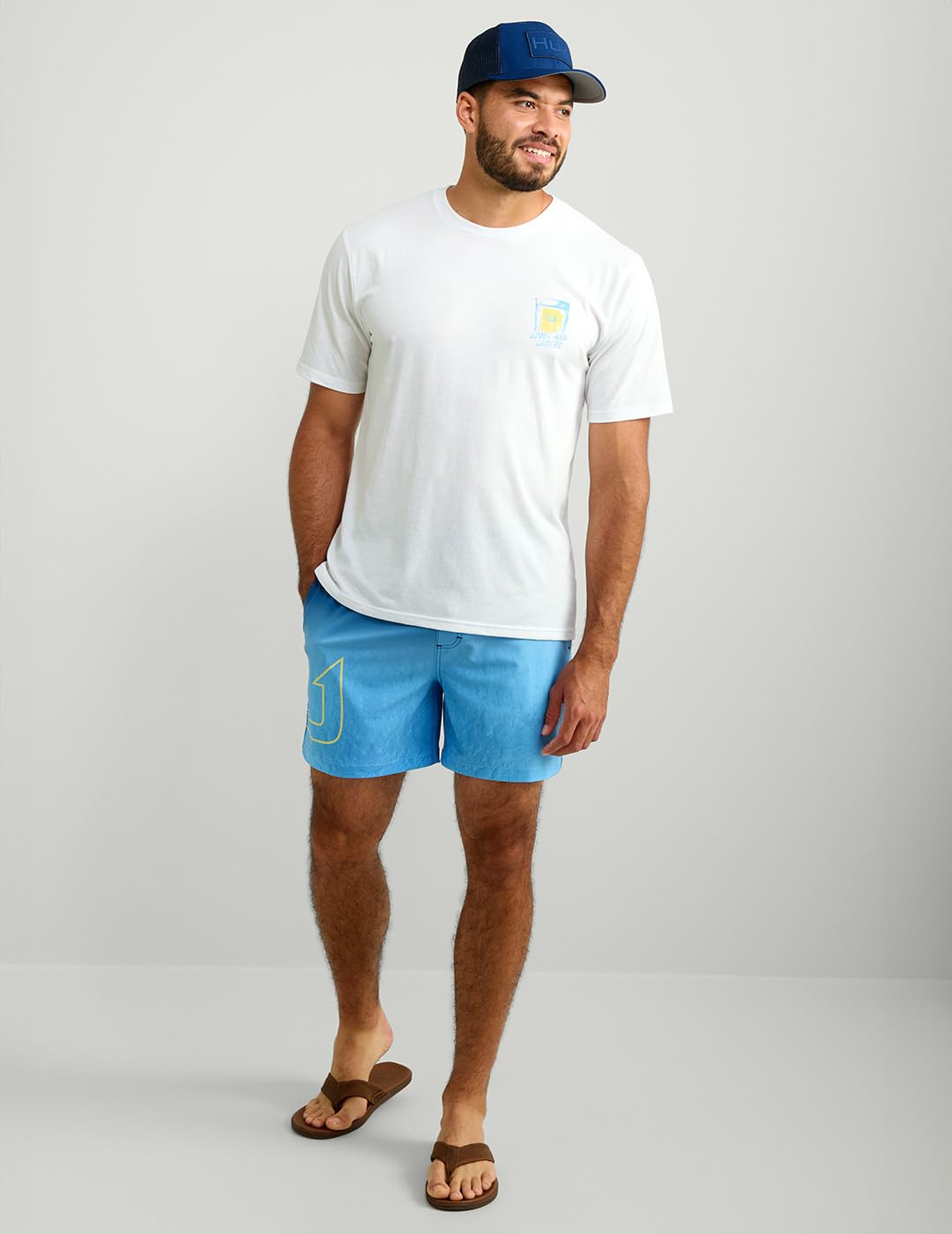 HUK Mens Fishing Graphic Tee, Performance Short Sleeve, Quick-Dry, Wando - White, XX-Large