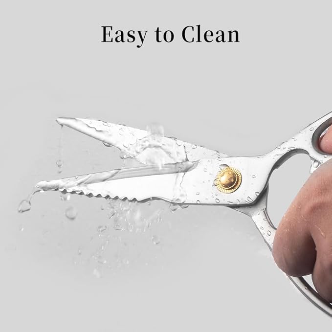 Heavy Duty Stainless Steel Kitchen Shears,Food Scissors for Meat,Turkey