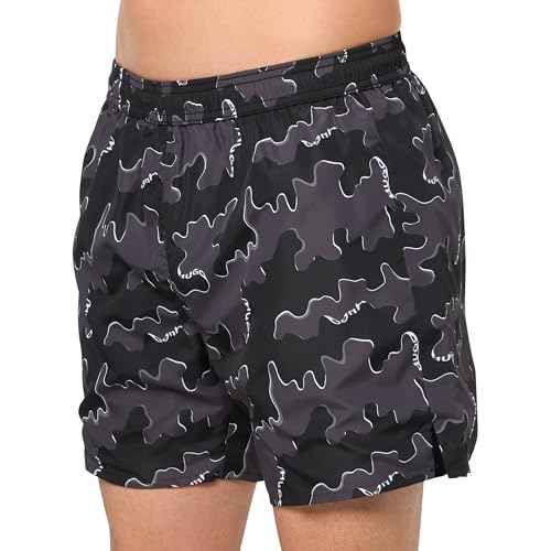 HUGO Men's Reversible Small Logo Swim Trunks
