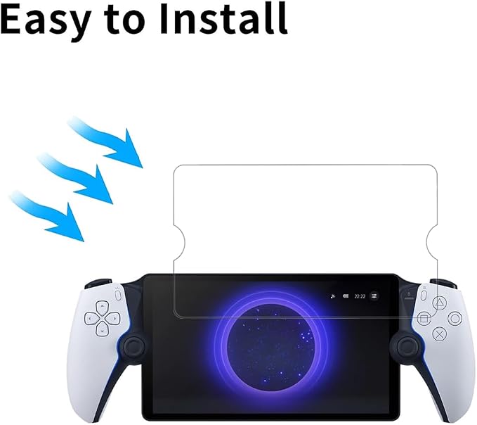 Screen Protector Tempered Glass for PlayStation Portal Remote Player 8inch / Sony PlayStation 5 PS5 Portal (2-Pack) HD Clear Anti-Scratch Screen Protector