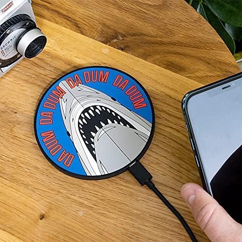 Numskull Official Jaws Wireless Charger Pad - 10W Fast Qi Charger for All Qi Wireless Devices