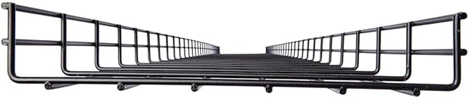 Tripp Lite Wire Mesh Cable Tray Management Organization, Ideal for Industrial & Data Centers, 10 Pack, 12 inches x 2 inches x 10 Feet / 300 x 50 x 3000 millimeters, 5-Year Warranty (SRWB12210STR10)