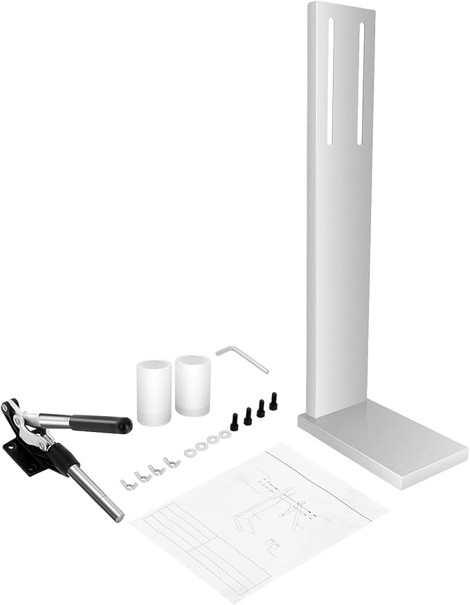 GSHIOIO Wine Bottle Corker Press, Stainless Steel Manual Corker Cork, Bottle Capper for Bottling, Wine Bottle Inserting Stopper Tool with 2 Pom Heads for Wineries, Bars, and Restaurants