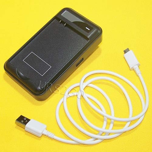 New Cellphone Charger + USB Data Sync Charging Cable Compatible with MetroPCS LG G Stylo MS631 - External Dock Battery Charger Wall Home Spare Extra Travel