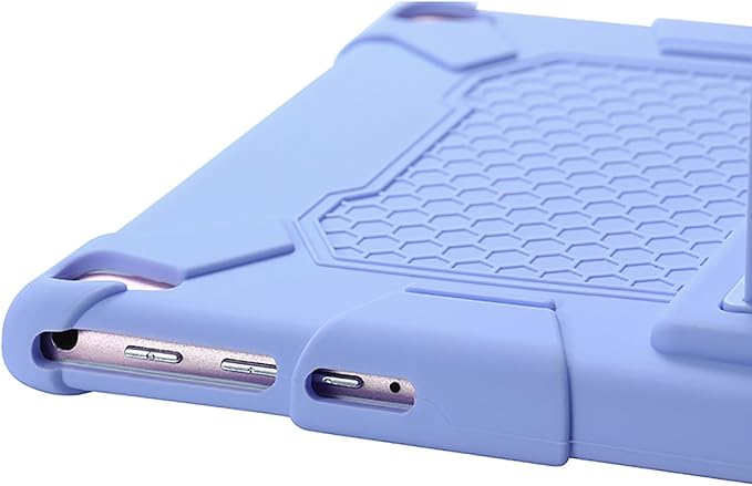 Universal Silicone Tablet Case - 10.1 Inch Cover Shockproof Protective Cover with Stand Soft Slim & Non-Slip Grip Kids Android Tablet Suitable for BBK R30/R10/H9/K10plus (24x17cm) (Bean Green)