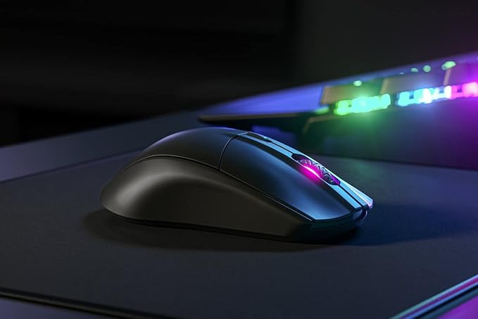 SteelSeries Rival 3 62521 Wireless Gaming Optical Mouse, Matte Black