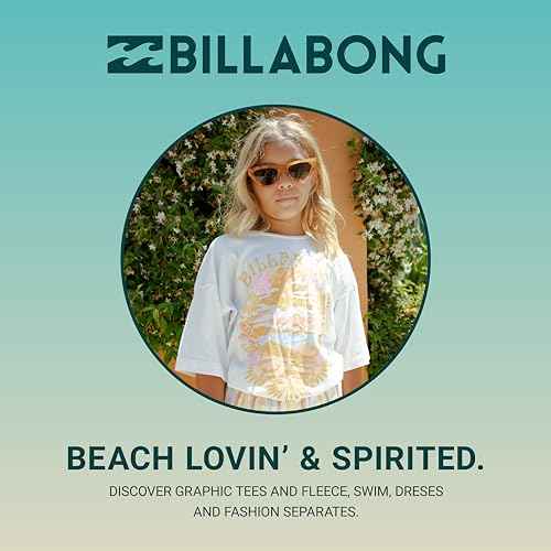 Billabong Girls' Two-Piece Bikini Swimsuit Set, UPF 50+ Sun Protection, Quick-Dry Bathing Suit