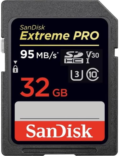 SanDisk Extreme Pro 32GB SDHC UHS-I Card (SDSDXXG-032G-GN4IN)