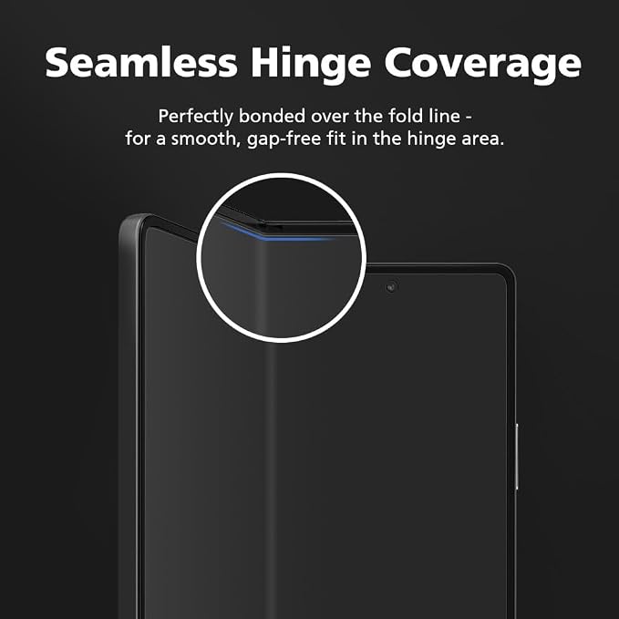 (3Sets) DIACUBE Edge to Edge Full Cover Screen Protector Compatible Samsung Z Fold 3 5G High Definition Anti-Scratch Bubble Free Easy Installation Ultrasonic Fingerprint Compatible Front 3pcs+Inside