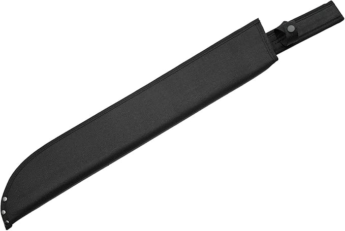 SZCO Supplies 25" Silver Machete Knife with Sheath – Gardening knife with Durable 19-Inch Stainless Steel Blade, Rubberized Handle- Outdoor Knife, Bushcraft Knife, Hunting Knives, Gardening Tools