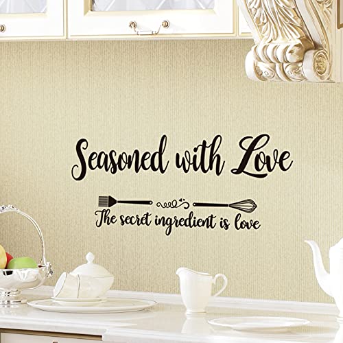 3 Pieces Kitchen Wall Decal Wall Arts Stickers Dining Room Rules Decals Decor Kitchen Utensil Vinyl Home Decor for Dining Room Decoration