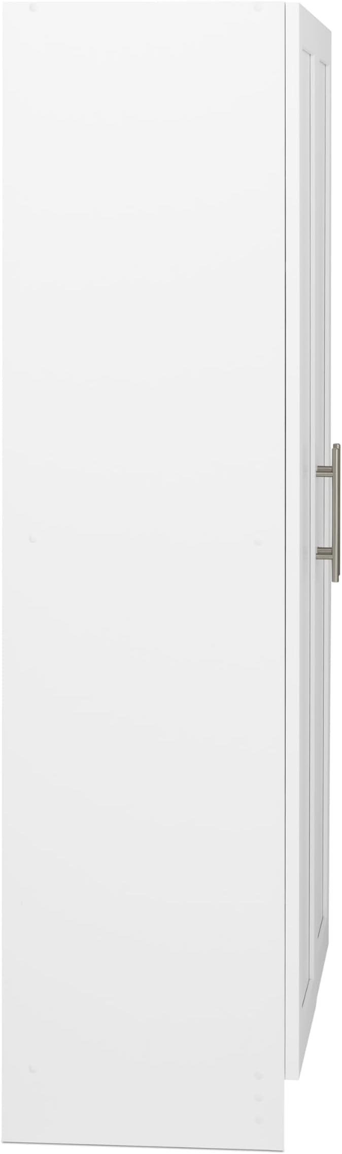 Prepac Elite 65" Tall Storage Cabinet with Panel Doors, Double Door Wood Kitchen Pantry, Dining Room Cupboard with 2 Adjustable and 1 Fixed Shelf, Free Standing Living Room Accent Cabinet, White