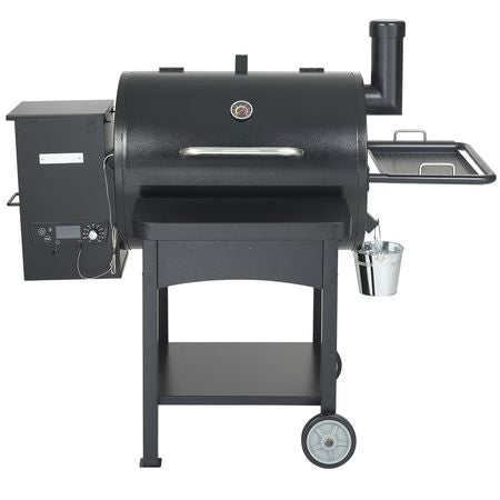 53 inch Portable Charcoal Grill, Propane Gas Grills with Cover and Cart, Heavy Duty Iron BBQ Grill, Mini Tabletop Smoker for Outdoor Cooking, Barbecue Camping, Picnic, Patio, and Backyard, Black