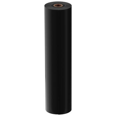 6 Mil Plastic Sheeting 20' x 100' Black Heavy Duty Polyethylene Roll, Thick Plastic Roll for Garden, Drop Cloth Painters Tarp, Polyethylene Covering for Crawl Space Vapor Barrier, Weed Control