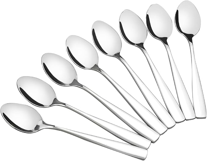 HOMMP 16-Piece Stainless Steel Teaspoons, 5.9-Inch