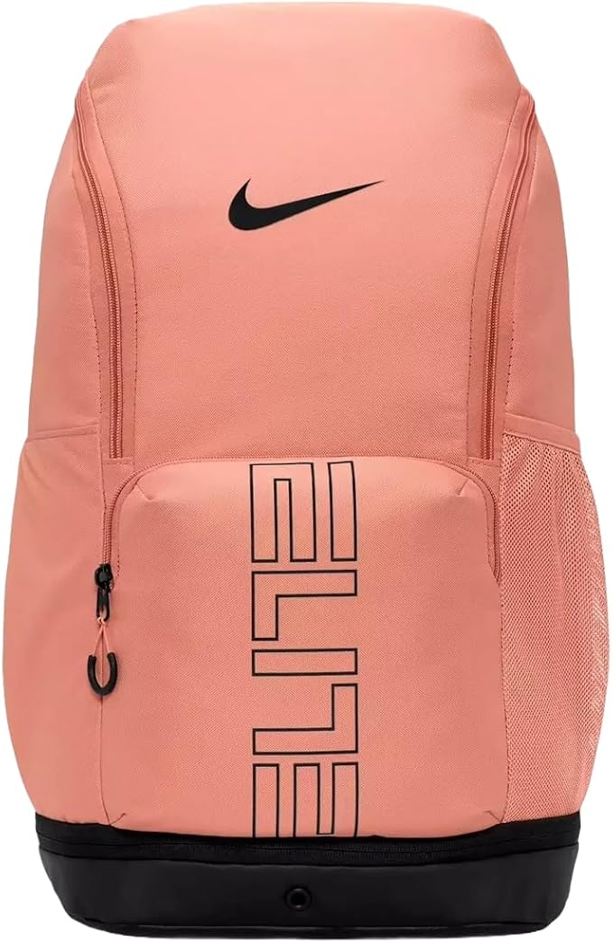 Nike, Unisex, Varsity Elite Backpack (32L), Safety Orange/Black/Wolf Grey, One Size