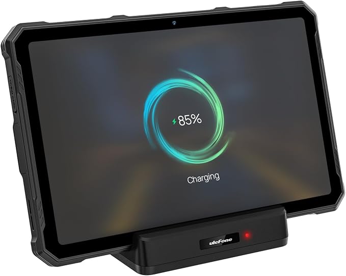 Ulefone Armor Pad 4 Ultra 10W Desk Charging Dock Dual Output Wireless Charging Station for Ulefone Armor Pad 4 Ultra Not Charger