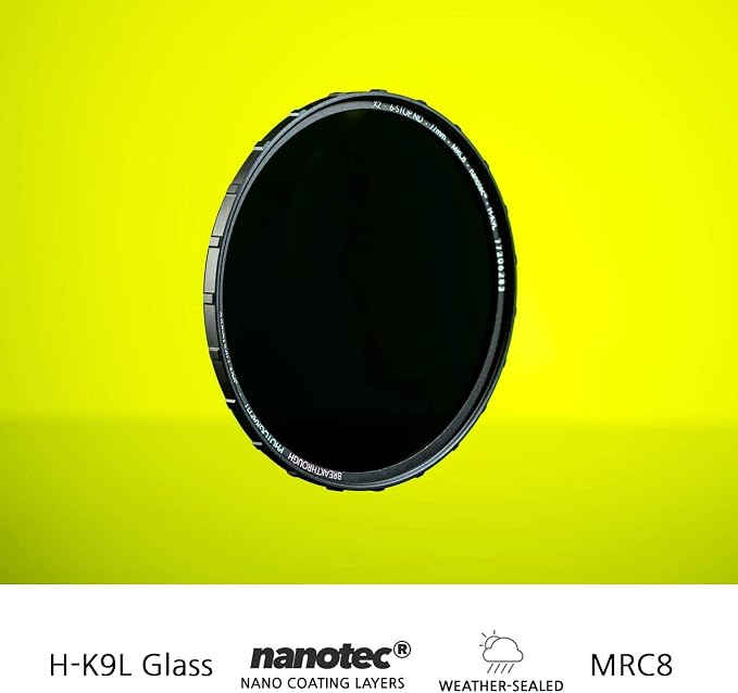 Breakthrough Photography 58mm X2 3-Stop Fixed ND Filter