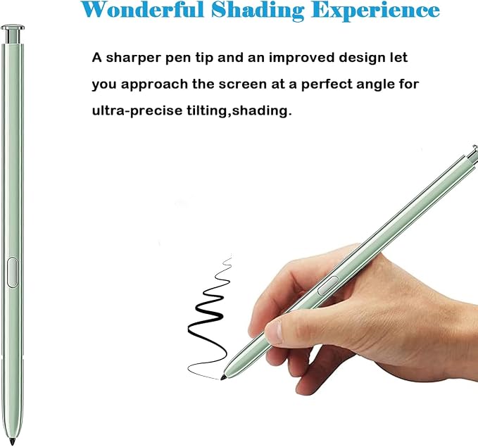2 Pack Note 20 S Pen Replacement for Samsung Galaxy Note 20 Pen(Black) | Note 20 Stylus PenNote 20 Ultra S Pen Compatible with Samsung Galaxy Note 20/Note 20 Ultra All Version SpenNoBluetooth