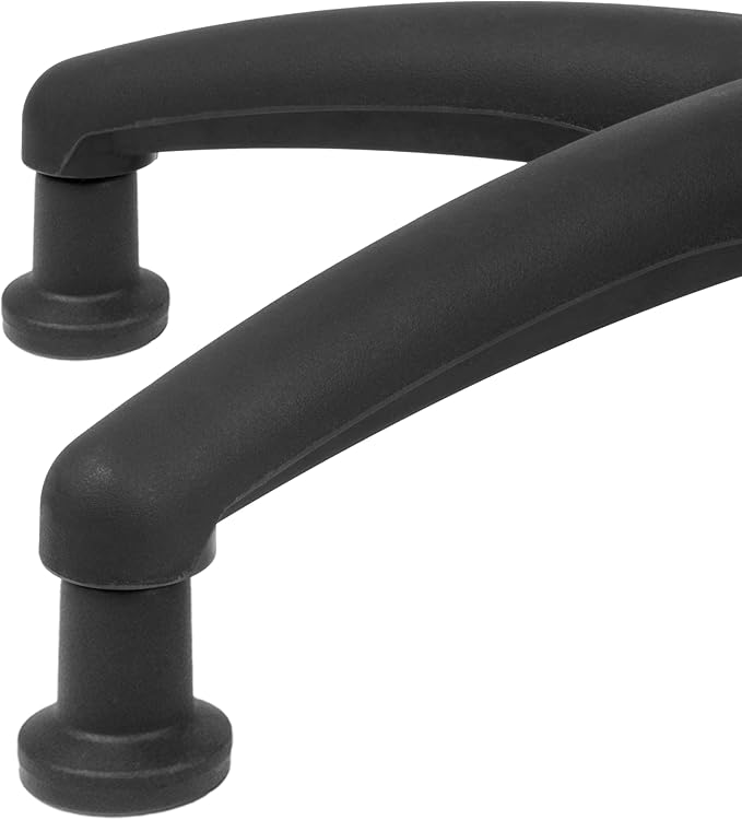 Chair Master FSS Series Square seat Tall (24"-34") seat Height Chair. Vinyl-for Office, Garage, Desk, Shop, Computer, Doctor, Medical, Easy to Clean! 18" Footring (Black, Tall, Glides)