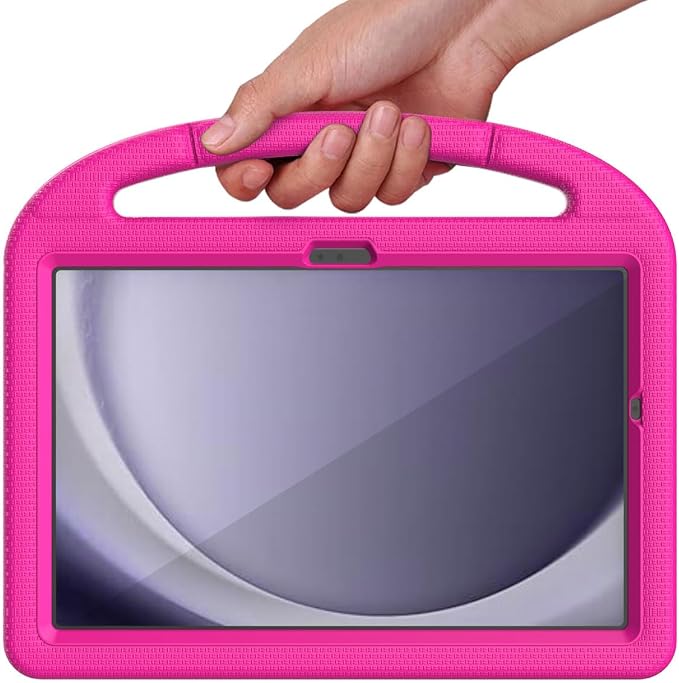 SUPLIK Kids Case for Samsung Galaxy Tab A11 Plus 2025 & A9 Plus 2023 11-inch Tablets Galaxy Tab A11+/A9+ Case with Screen Protector Durable Shockproof Handle Stand Cover for Kids Pink