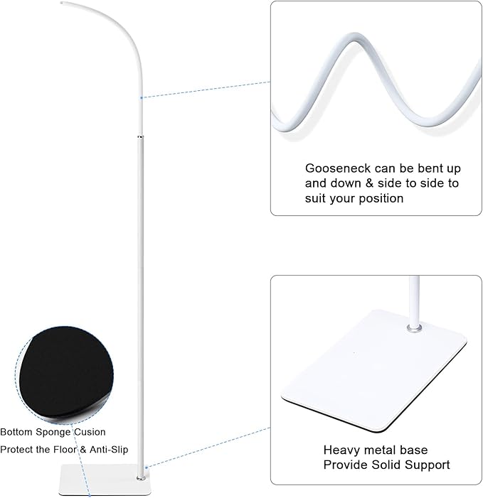 Baby Monitor Floor Stand Compatible with Hellobaby ,Infant Optics,Nanit Pro, Owlet Cam/Cam 2 Baby Monitor, Adjustable Height 67",Also fit for Cameras with 1/4 Thread Connection,Universal Camera Stand