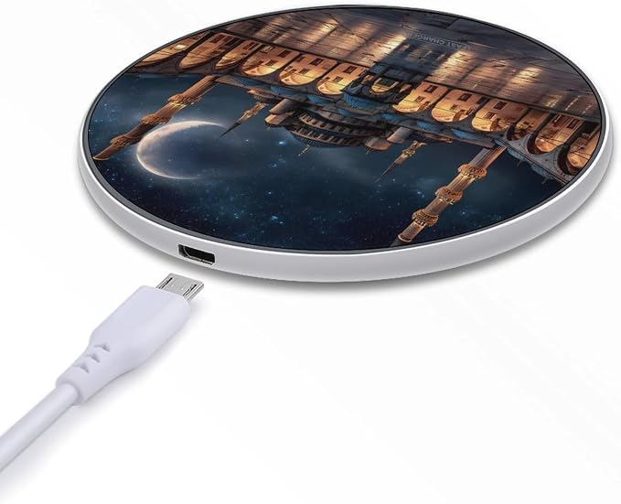 Blue Mosque Islamic Muslim Wireless Charger Portable Charging Pad | LightweightAll Smartphone