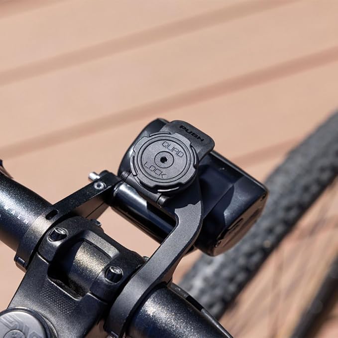 Quad Lock 360 Head - Short Lever Black Aviation Marine Action Camera and Build You Kit Compatible 360 Arms and Bases