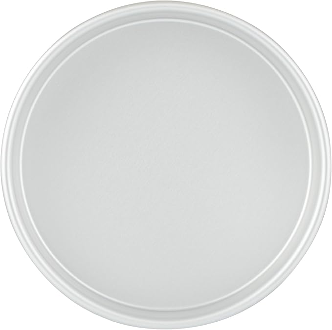 Restaurantware Aluminum Straight-Sided Cake Pan - Pack of 1 - Met Lux 8 x 2 Inches Round Baking Tin, Greaseproof, Even-Heating, Freezable - Anodized Aluminum Round Cake Pan Ideal For Baking
