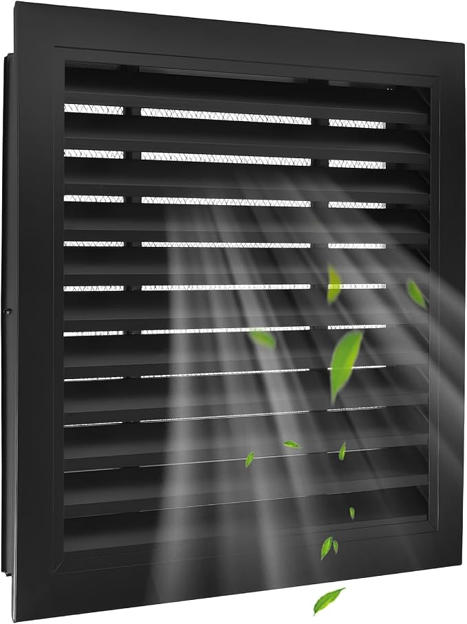 2-Pack 12"x12"Aluminum Gable Vent