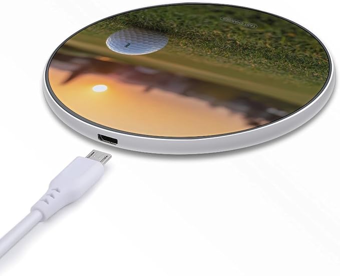 Golf Course Sunset Scape Wireless Charger Portable Charging Pad | LightweightAll Smartphone