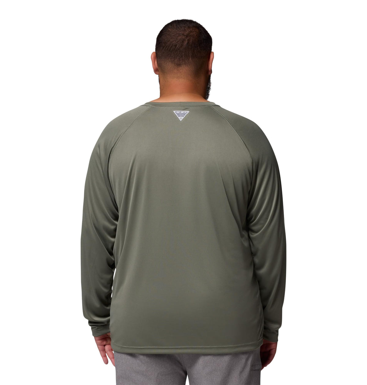Columbia Men's PFG Terminal Tackle Long Sleeve Fishing Shirt, Cypress/Dark Stone Logo, 4X