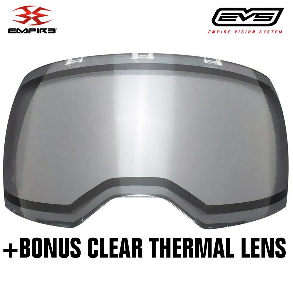 EMPIRE EVS Goggle White/White - Thermal Gold / Thermal Clear (21720)