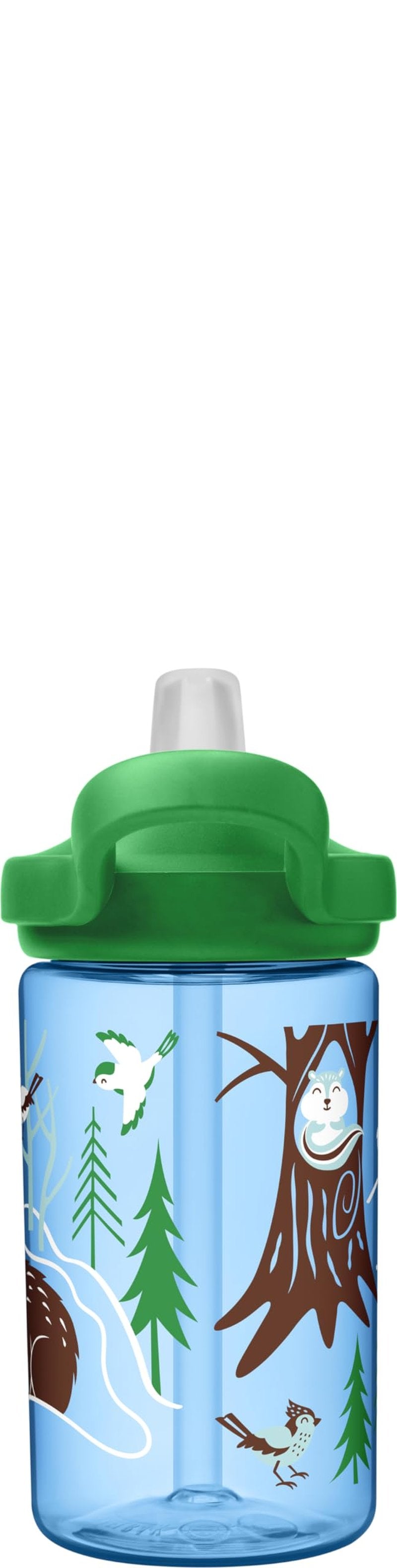 CamelBak Eddy+ 14 oz Kids Water Bottle with Tritan Renew – Straw Top, Leak-Proof When Closed, Hibernating for Winter