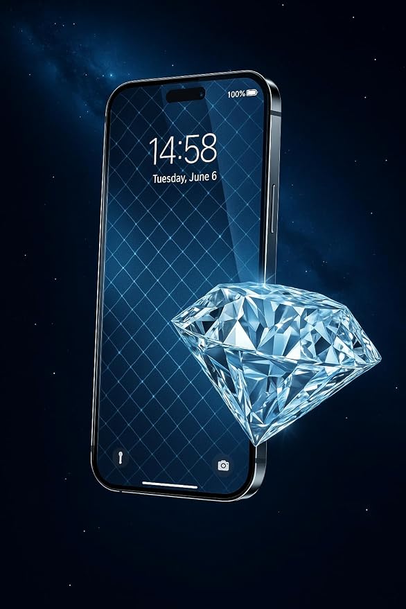 Tempered Glass Screen Protector for iPhone 17 – Automatic Alignment Frame 9H Super Hardness Bubble-Free Easy Installation Diamond Quality Build