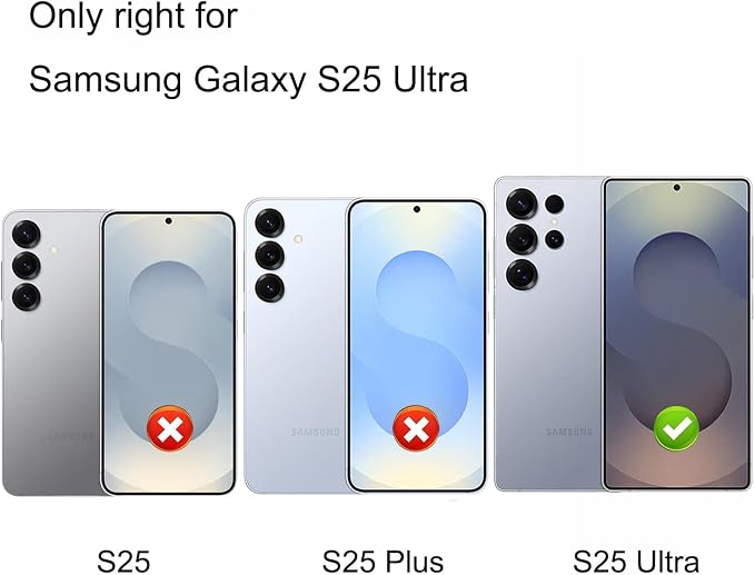 2 Pack for Samsung Galaxy S25 Ultra Privacy Screen Protector Anti spy Anti blue Light Film Gradient Colorful