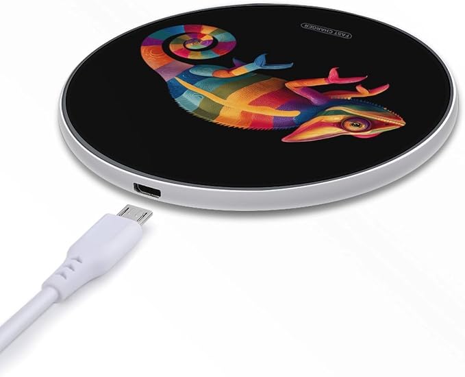Chameleon Lizard Animals Wireless Charger Portable Charging Pad | LightweightAll Smartphone
