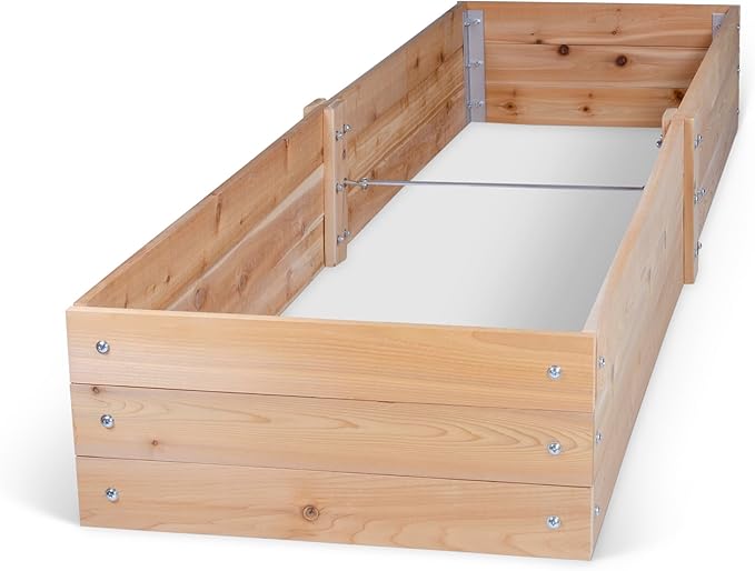 Infinite Cedar Select Cedar Raised Garden Bed (2' x 8' x 10.5" H)