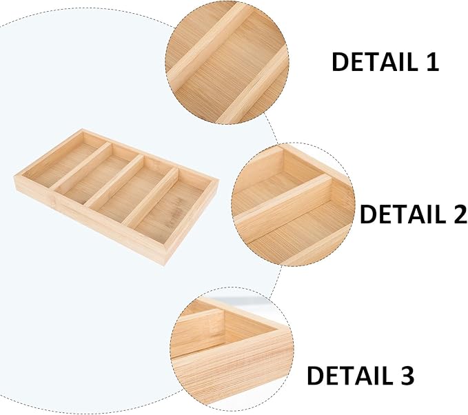 KALLORY Wooden Eyeglasses Tray and Sunglasses Storage Rack Glasses Organizer for Home Display, 4pcs Set Eyewear Holder Suitable for Desk and Closet