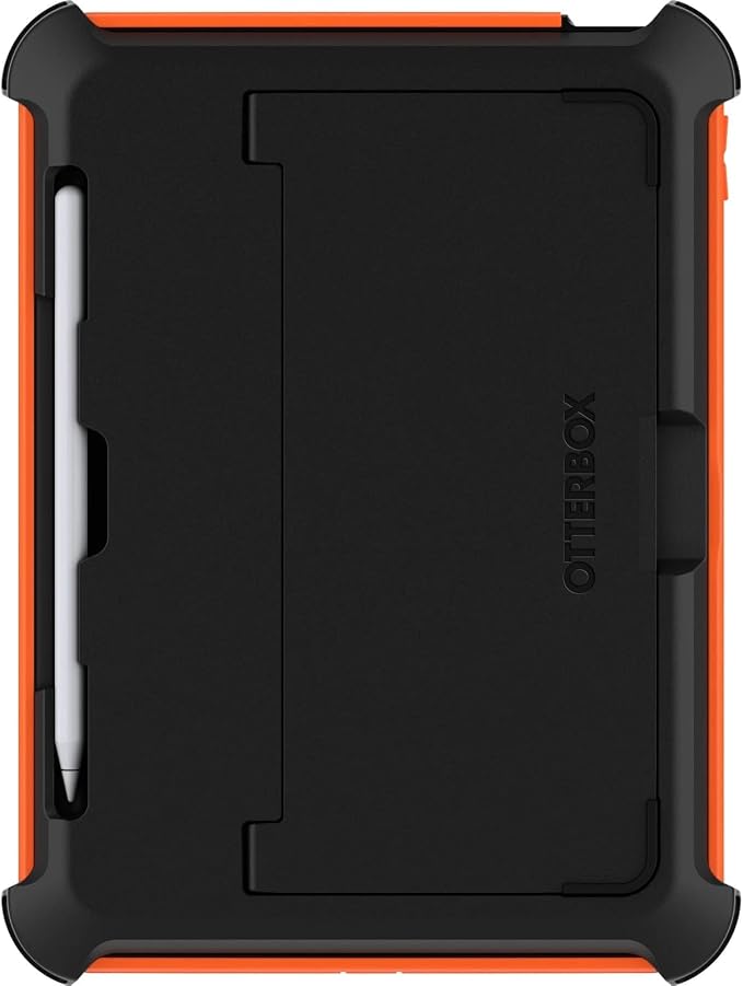 OtterBox iPad (A16) & iPad 10th Gen (Only) - Defender Series Case - High Visibility (Orange) - Kickstand - Rugged & Durable - Multi-Layer Protection