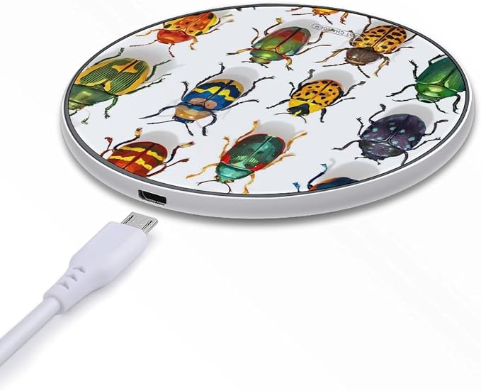 Colorful Beetle Insect Wireless Charger Portable Charging Pad | LightweightAll Smartphone