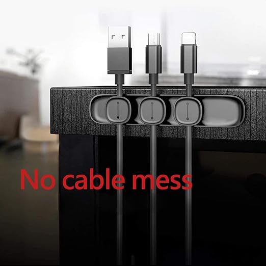 Baseus Peas Magnetic Cable Organiser - Black