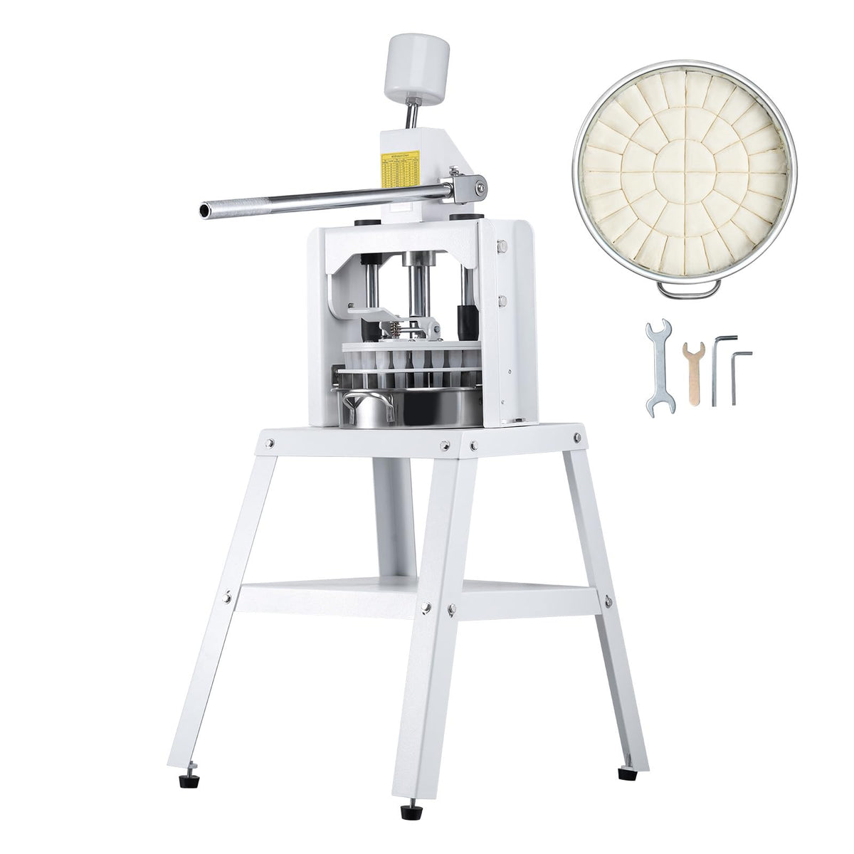 VEVOR Dough Divider,40PCS Manual Dough Divider Cutter,1.06oz - 4.94oz Dough Press Dough Cutting with 304 Stainless Steel Tray and Blade,Pastry Divider for Bakery,Restaurant,Commercial Food Preparation
