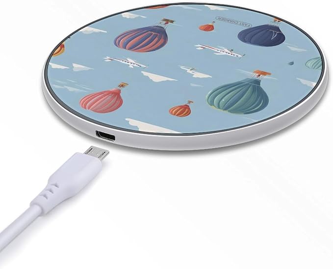 Aircraft Hot Air Balloon Wireless Charger Portable Charging Pad | LightweightAll Smartphone