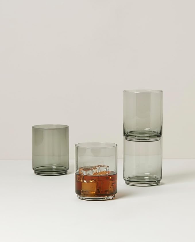 Lenox Tuscany Classics 4Pc Tall Glasses, 1.10, Black