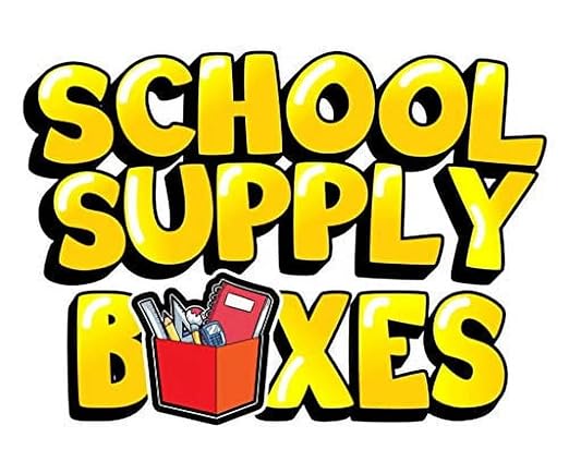 School Supply Boxes | Elementary School Case (4 Boxes) | Back to School Essentials Kit for Students & Teachers | Includes Wide-Ruled Paper Products, Crayons, Markers, Colored Pencils, & More