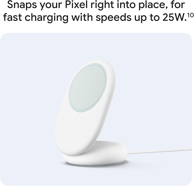 Google Pixelsnap Charger - Fast Charging 25W Qi2 Wireless Charger